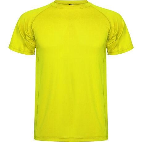 CAMISETAS MONTECARLO AMARILLO FLUOR TALLA 4