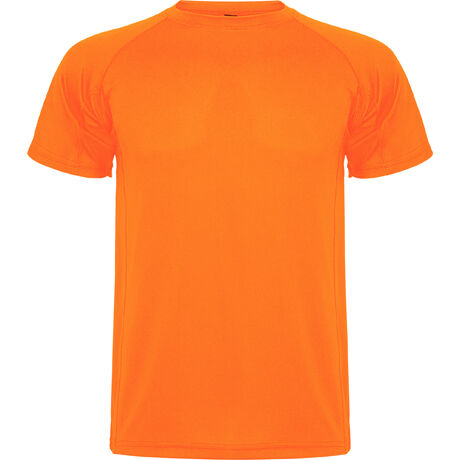 CAMISETAS MONTECARLO NARANJA FLUOR TALLA 4