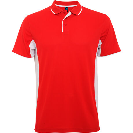 POLOS MONTMELO ROJO/BLANCO TALLA S