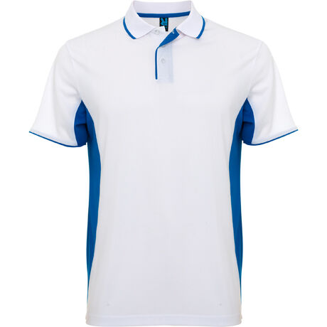 POLOS MONTMELO BLANCO/ROYAL TALLA XL