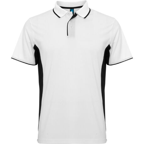 POLOS MONTMELO BLANCO/NEGRO TALLA 2XL