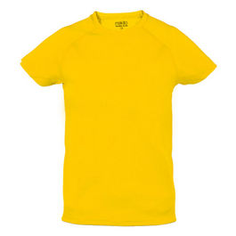 Camiseta Niño Tecnic Plus AMARILLO