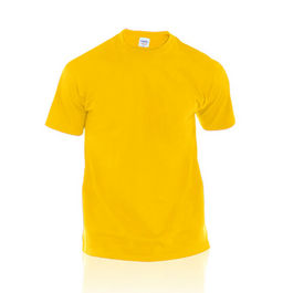 Camiseta Adulto Color Hecom AMARILLO