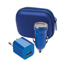 Set Cargadores USB Canox AZUL