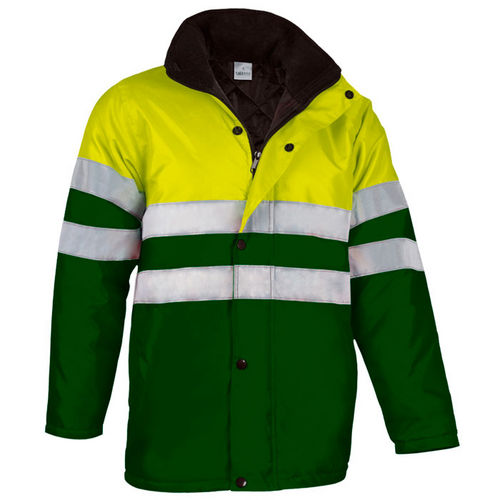 PARKA A.V. TRAFFIC AMARILLO FLUOR-VERDE BOTELLA M