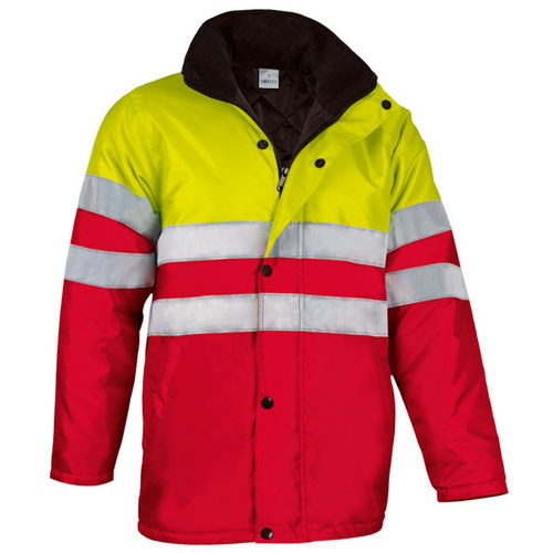 PARKA A.V. TRAFFIC AMARILLO FLUOR-ROJO M