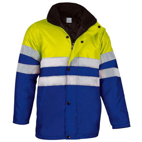 PARKA A.V. TRAFFIC AMARILLO FLUOR-AZULINA L