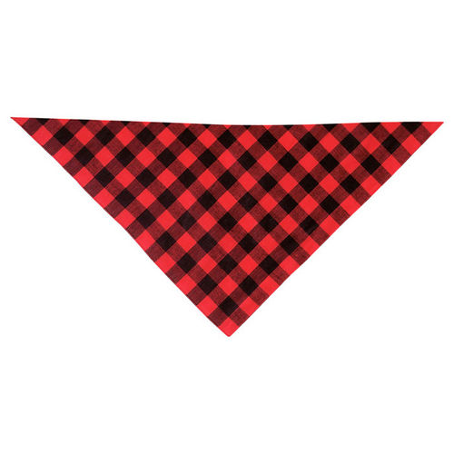 PAÑUELO TRIANGULAR CACHIRULO ROJO-NEGRO ADULTO