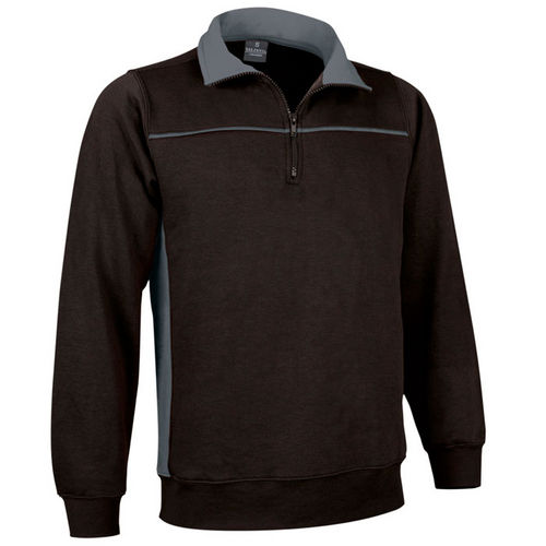 SUDADERA THUNDER NEGRO-GRIS L