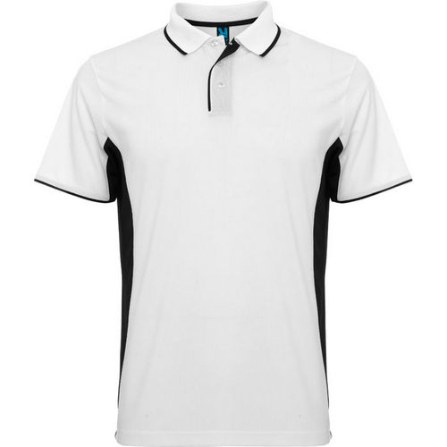 POLOS MONTMELO BLANCO/NEGRO TALLA L