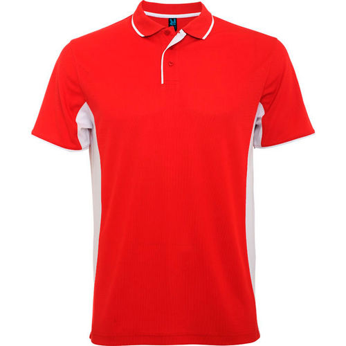 POLOS MONTMELO ROJO/BLANCO TALLA L