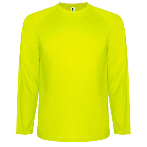 CAMISETAS MONTECARLO L/S AMARILLO FLUOR TALLA 12