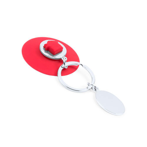 Llavero Moneda Halman ROJO