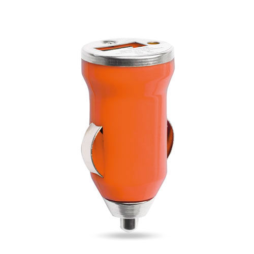 Cargador Coche USB Hikal NARANJA