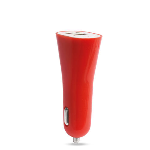 Cargador Coche USB Heyon ROJO