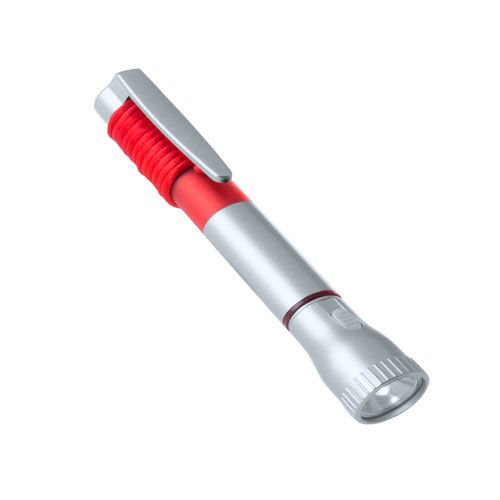 Bolígrafo Linterna Mustap GRIS / ROJO