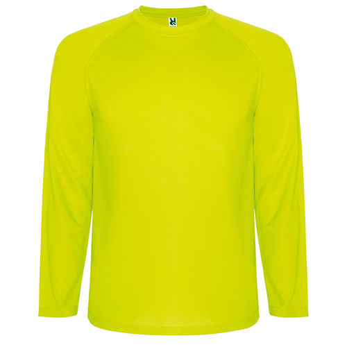 CAMISETAS MONTECARLO L/S AMARILLO FLUOR TALLA 12